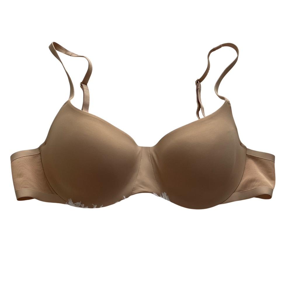 Soma Lightly Lined Scoop Balconette Tan Bra - Size 36B